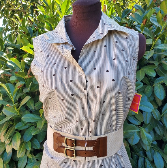 Isaac Mizrahi Dresses & Skirts - Issac Mizrahi Belted Shirtdress Size XL